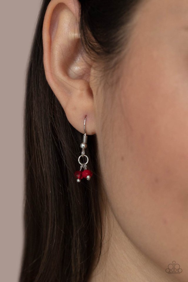 Simple Blessings - Red - Paparazzi Necklace Image