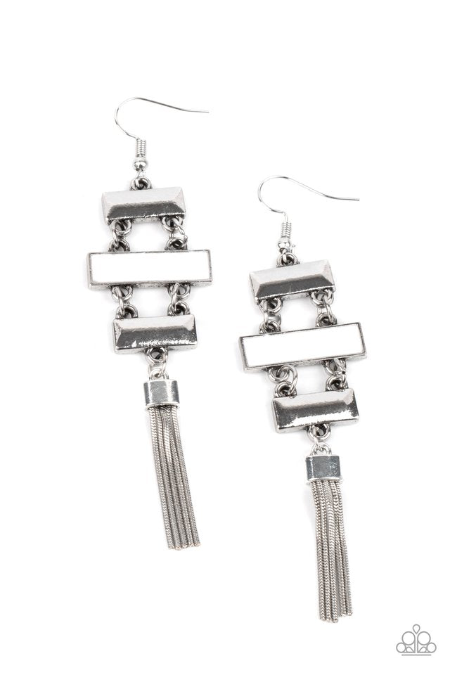 Mind, Body, and SEOUL - White - Paparazzi Earring Image