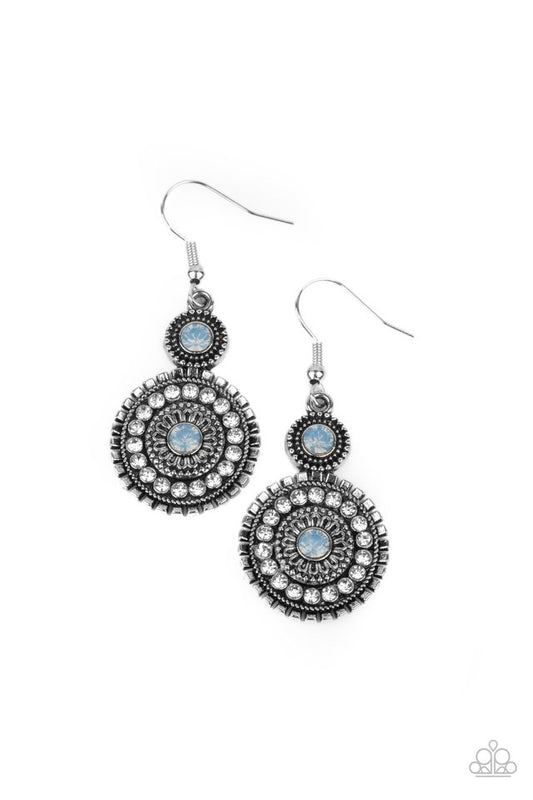 Opulent Outreach - Blue - Paparazzi Earring Image