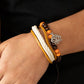 Lotus Beach - Orange - Paparazzi Bracelet Image