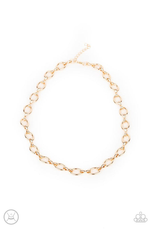 Craveable Couture​ - Gold - Paparazzi Necklace Image