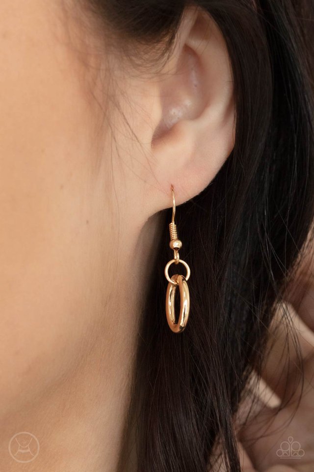 Craveable Couture​ - Gold - Paparazzi Necklace Image