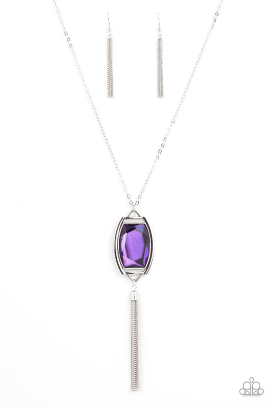 Timeless Talisman - Purple - Paparazzi Necklace Image