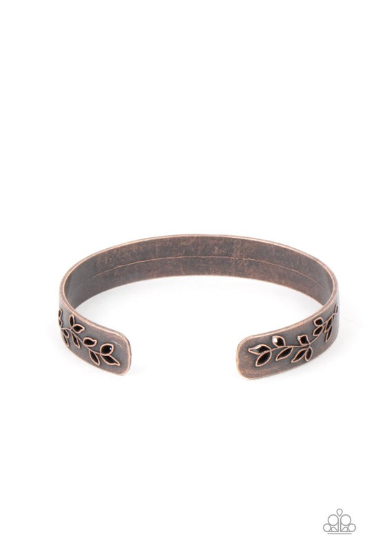Frond Fable - Copper - Paparazzi Bracelet Image