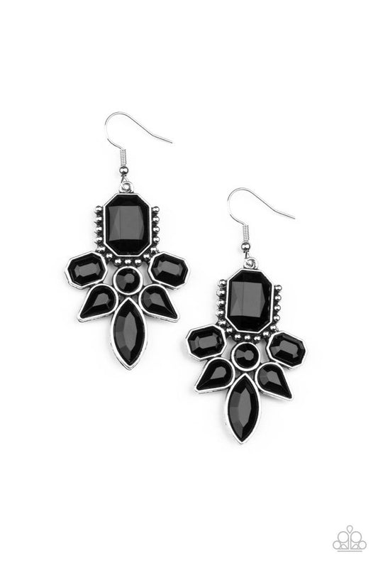 Vacay Vixen - Black - Paparazzi Earring Image