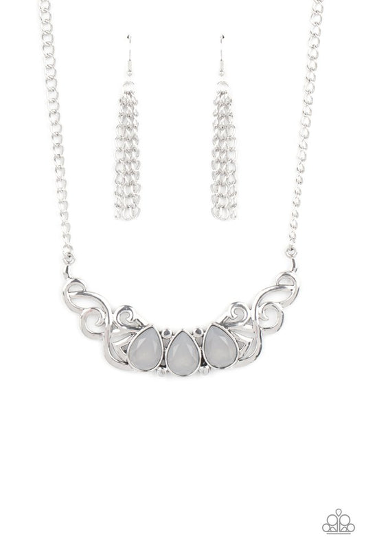 Heavenly Happenstance - Silver - Paparazzi Necklace Image