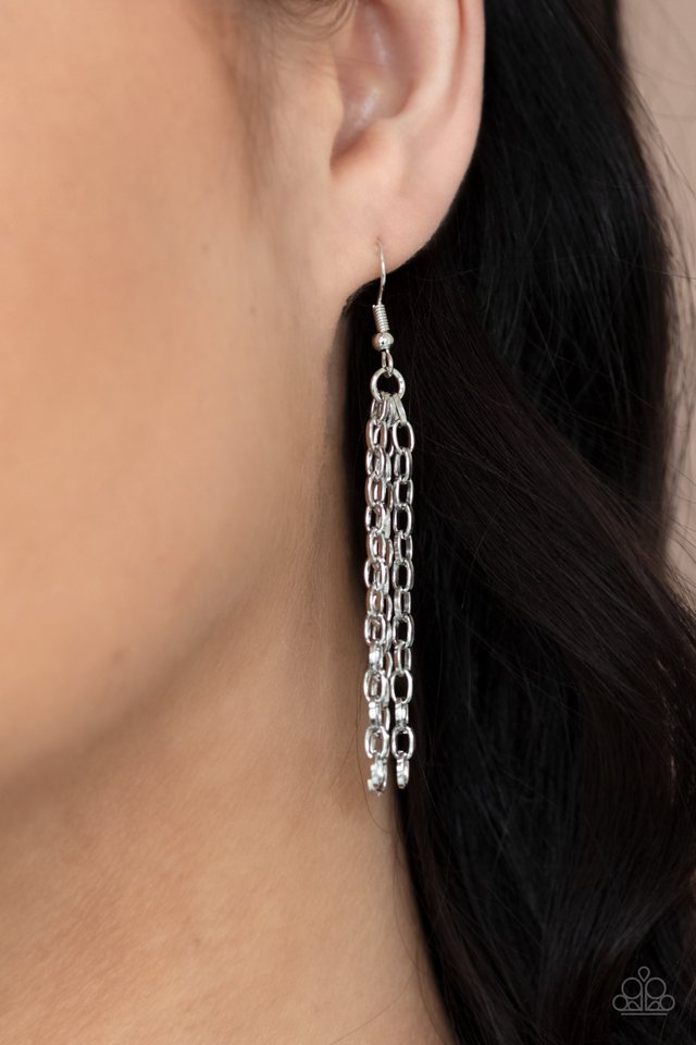 Absolute Admiration - Silver - Paparazzi Necklace Image