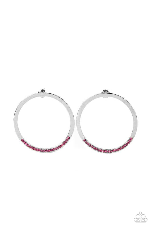 Spot On Opulence - Pink - Paparazzi Earring Image