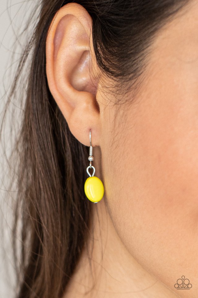 Emblazoned Era - Yellow - Paparazzi Necklace Image