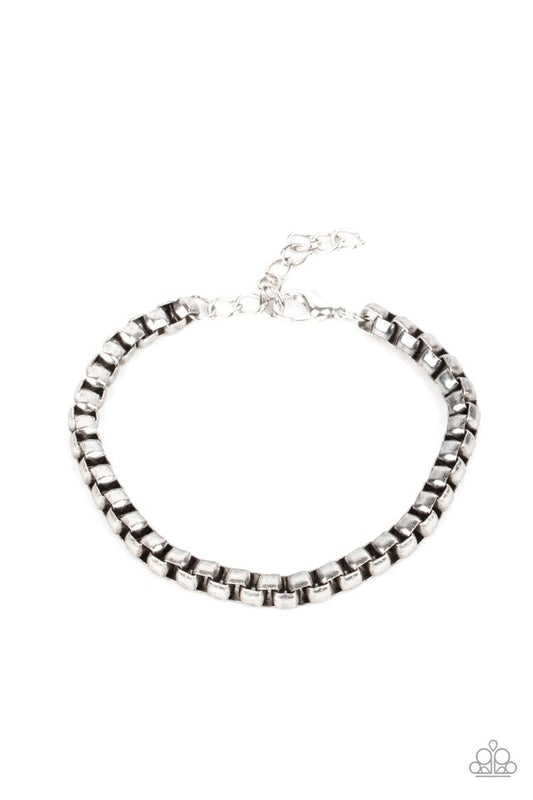 Armed Combat - Silver - Paparazzi Bracelet Image