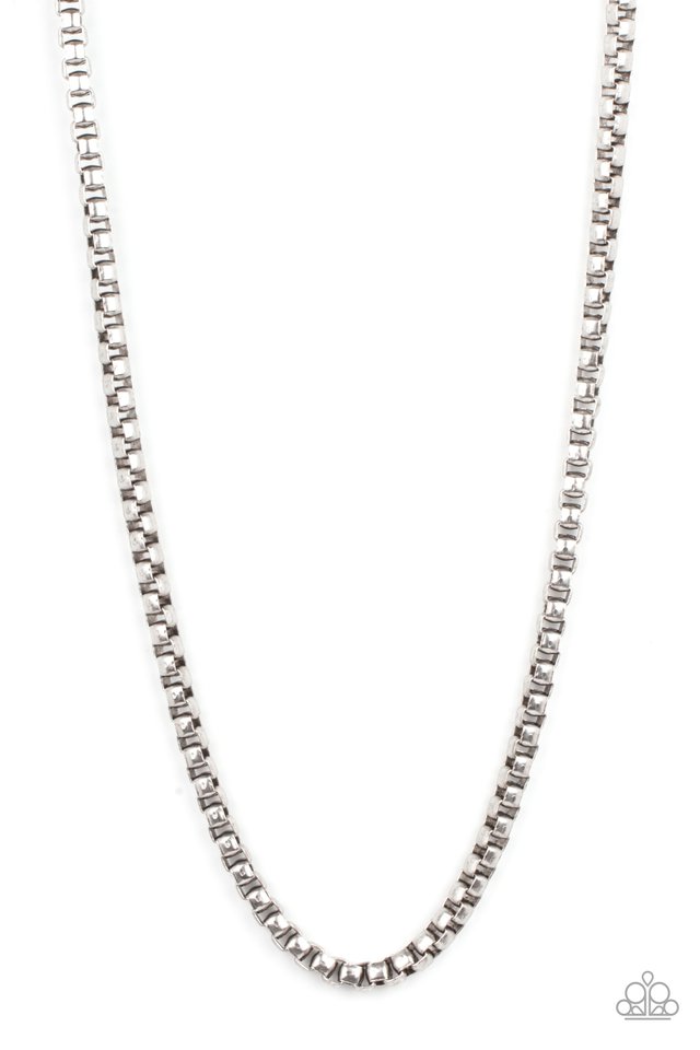 Combat Zone - Silver - Paparazzi Necklace Image
