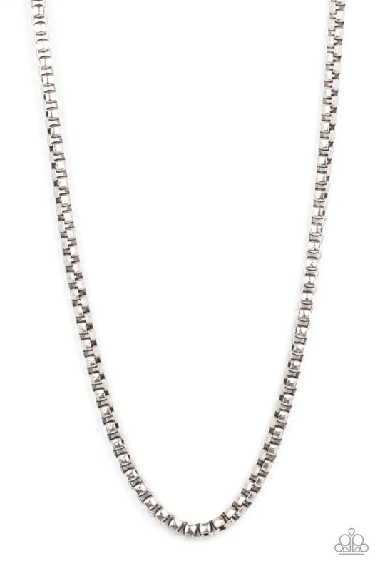 ​Combat Zone - Silver - Paparazzi Necklace Image