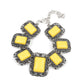 Retro Rodeo - Yellow - Paparazzi Bracelet Image