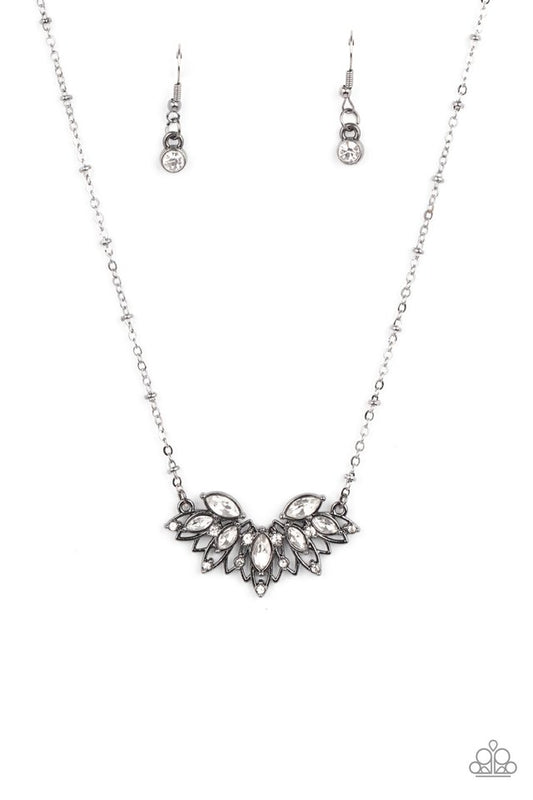 Deluxe Diadem - Black - Paparazzi Necklace Image