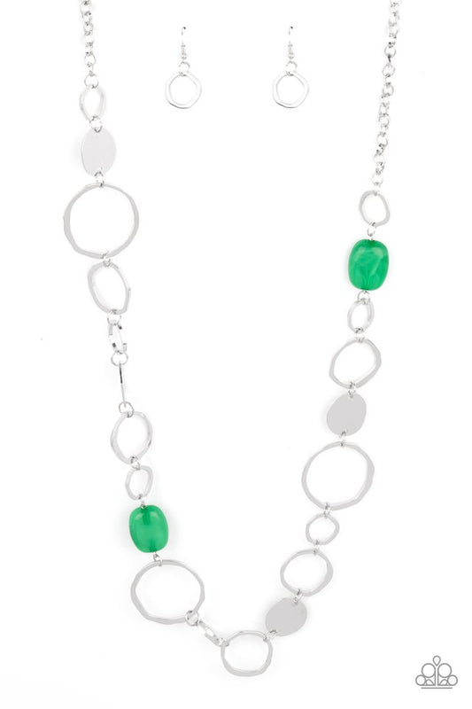 Colorful Combo - Green - Paparazzi Necklace Image