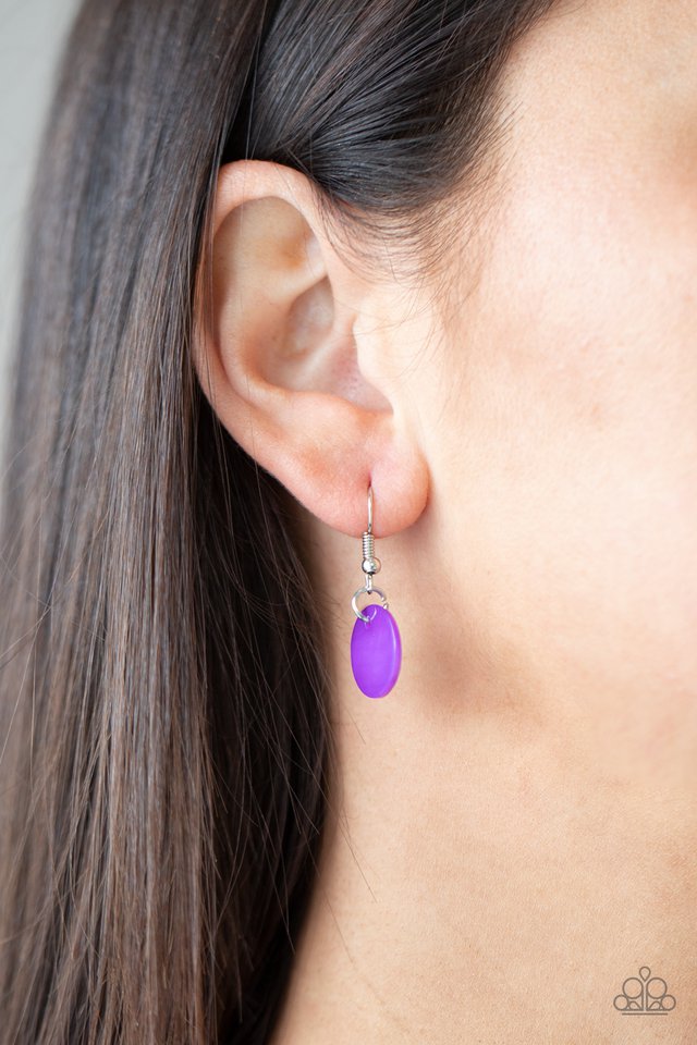 Tidal Tassels - Purple - Paparazzi Necklace Image