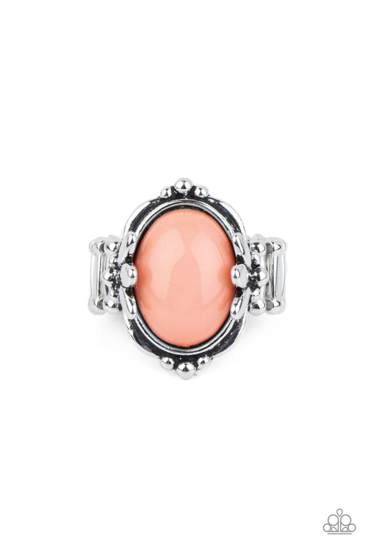 Springtime Splendor - Orange - Paparazzi Ring Image