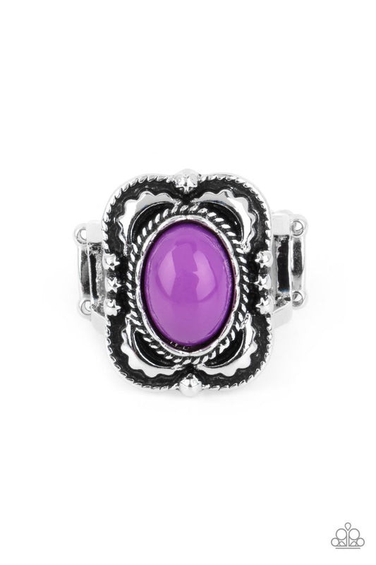 Vivaciously Vibrant - Purple - Paparazzi Ring Image