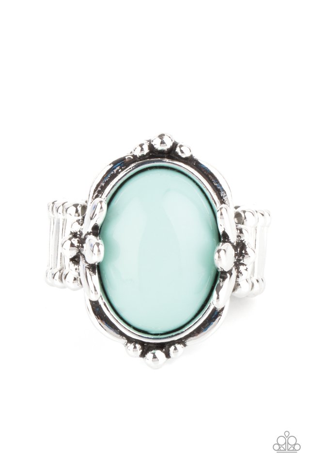 Springtime Splendor - Blue - Paparazzi Ring Image