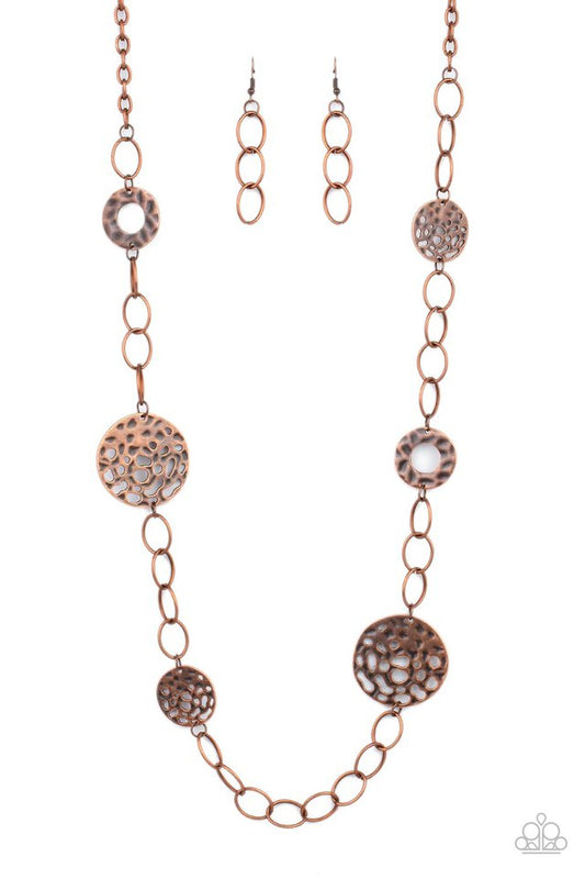 HOLEY Relic - Copper - Paparazzi Necklace Image