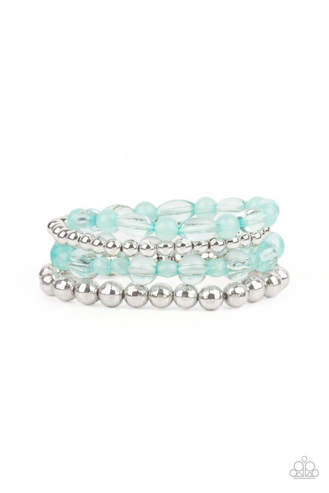 Delightfully Disco - Blue - Paparazzi Bracelet Image