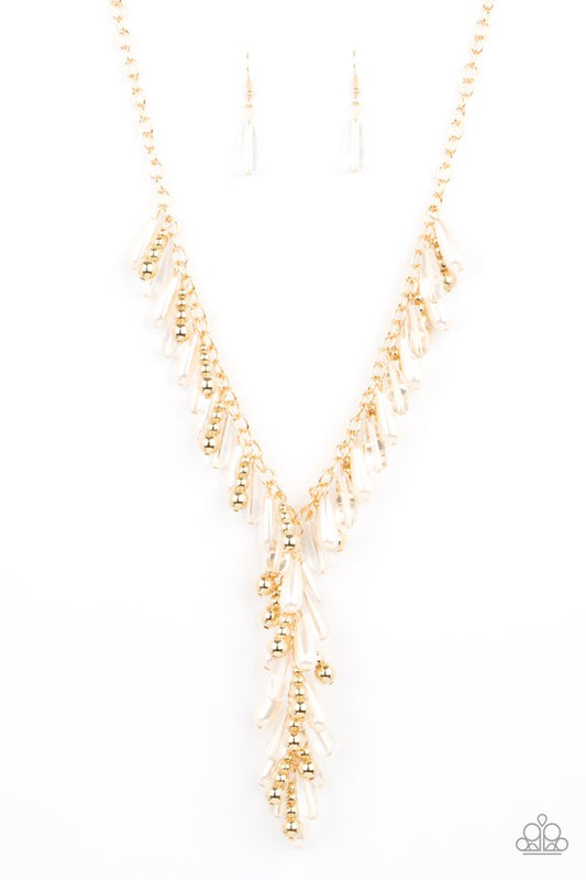 Dripping With DIVA-ttitude - Gold - Paparazzi Necklace Image