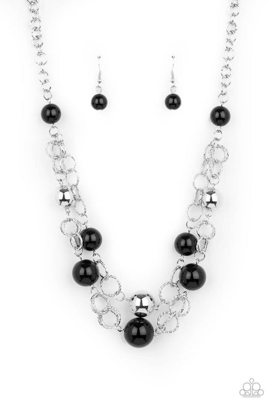 New Age Knockout - Black - Paparazzi Necklace Image