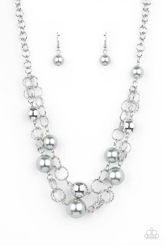 New Age Knockout - Silver - Paparazzi Necklace Image