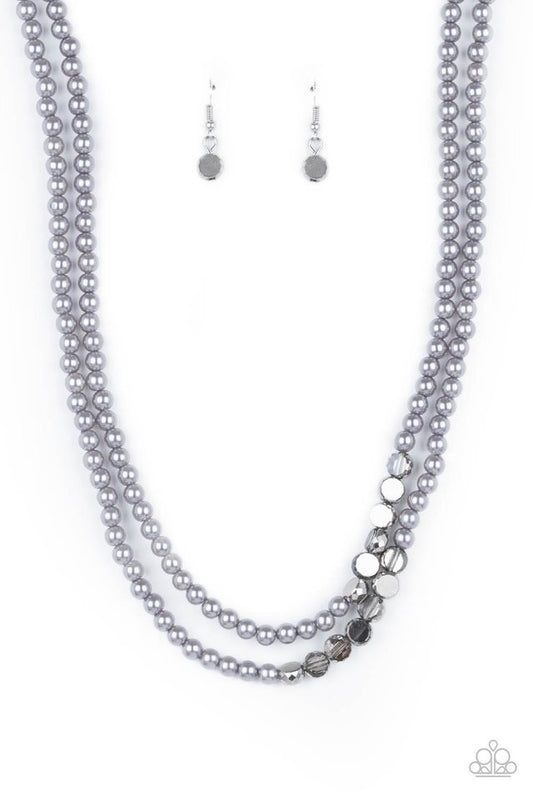 Poshly Petite - Silver - Paparazzi Necklace Image