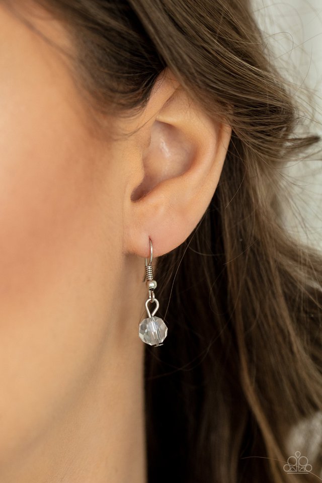 Ethereally Ensconced - White - Paparazzi Necklace Image