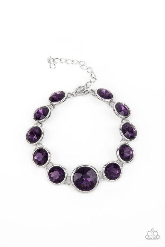 Lustrous Luminosity - Purple - Paparazzi Bracelet Image