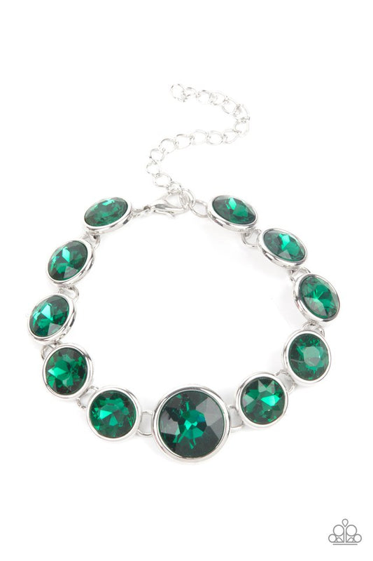Lustrous Luminosity - Green - Paparazzi Bracelet Image