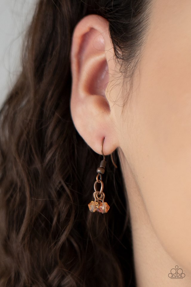 Let There Be TWILIGHT - Copper - Paparazzi Necklace Image