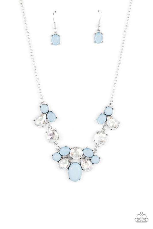 Ethereal Romance - Blue - Paparazzi Necklace Image
