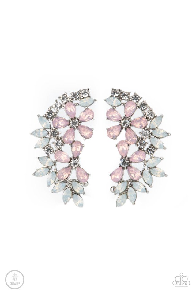 Garden Party Powerhouse - Pink - Paparazzi Earring Image