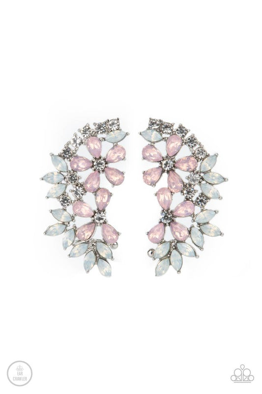 Garden Party Powerhouse - Pink - Paparazzi Earring Image