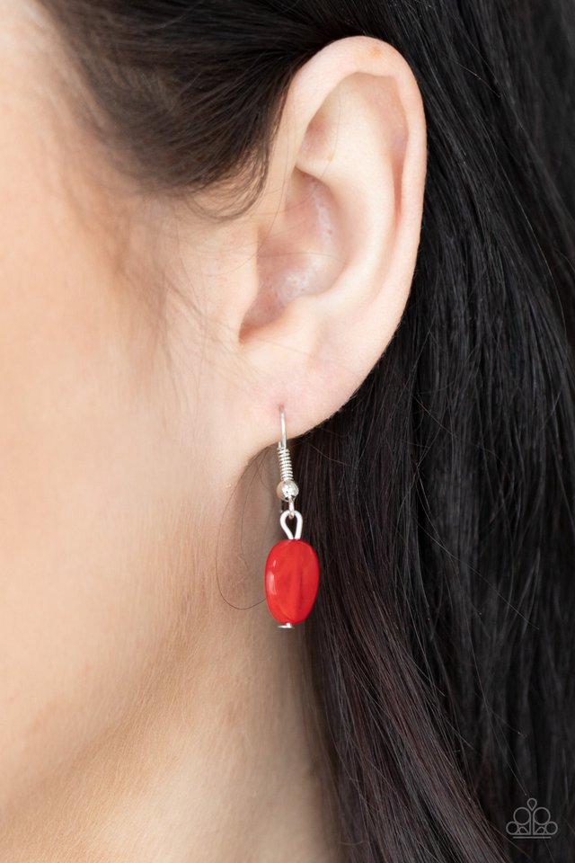 ​Light-Scattering Luminosity - Red - Paparazzi Necklace Image