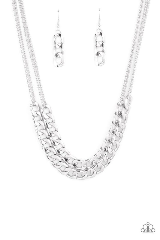 Urban Culture​ - Silver - Paparazzi Necklace Image