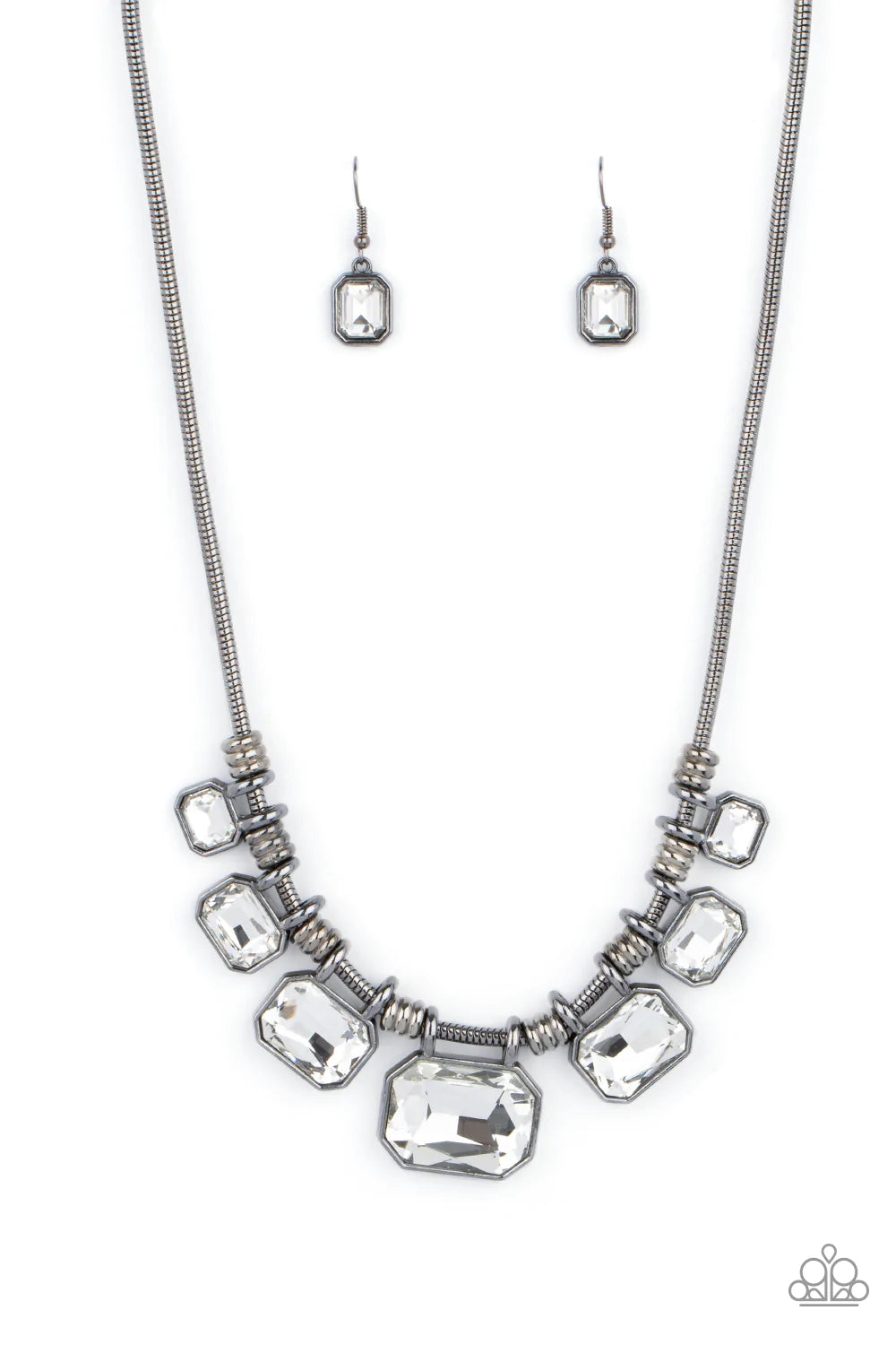 Paparazzi Necklace ~ Urban Extravagance Black Paparazzi Jewelry Online Store 6687