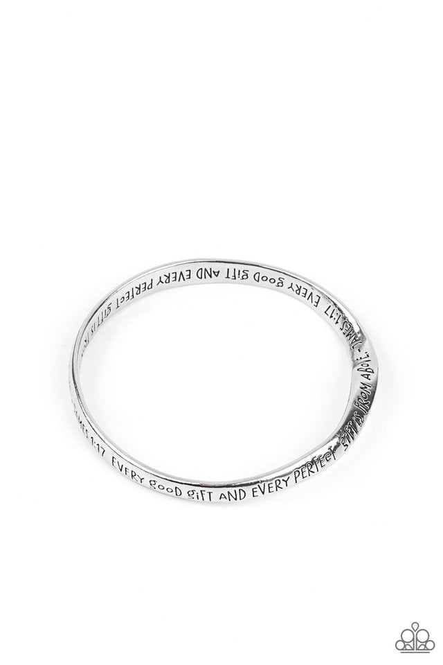 Perfect Present - Silver - Paparazzi Bracelet Image