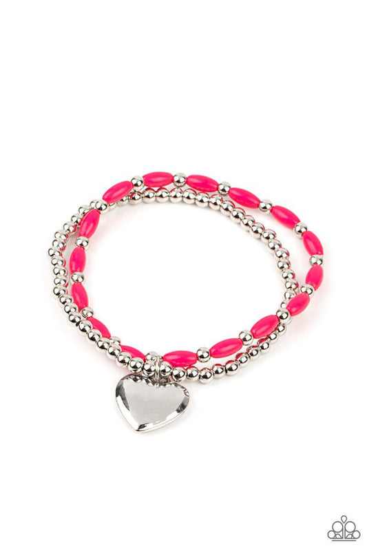 Candy Gram - Pink - Paparazzi Bracelet Image