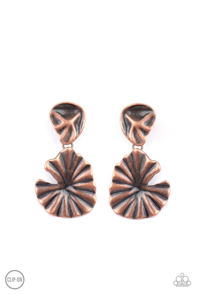 ​Empress Of The Amazon - Copper - Paparazzi Earring Image