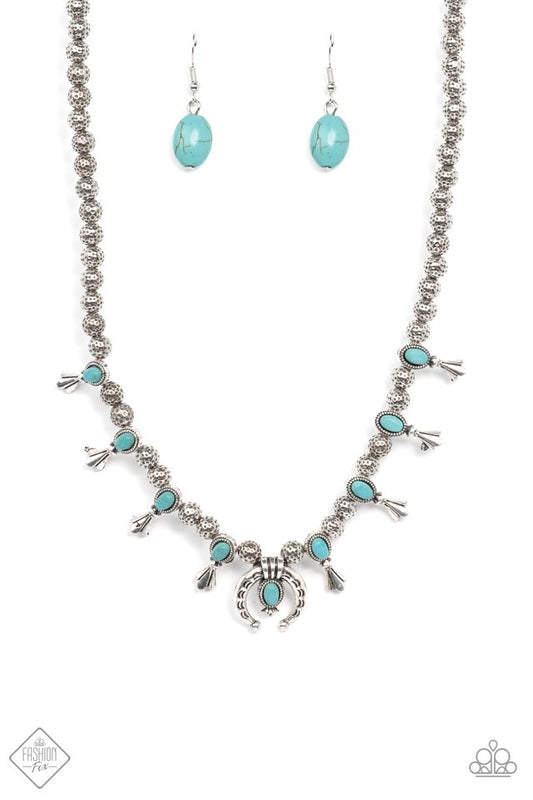 Luck Of The West - Blue - Paparazzi Necklace Image