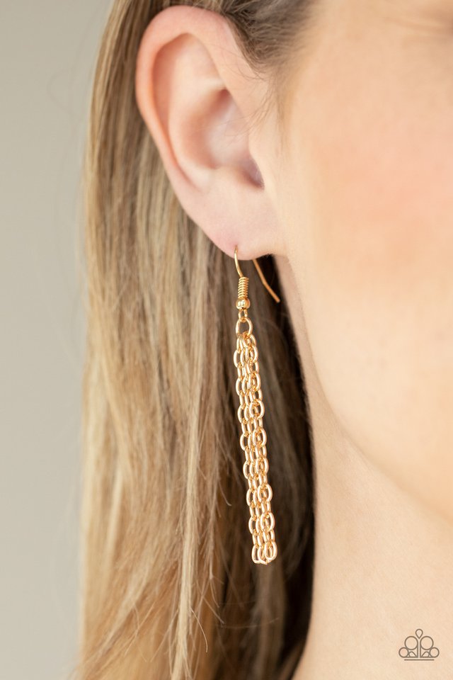 ​Garden Estate - Gold - Paparazzi Necklace Image