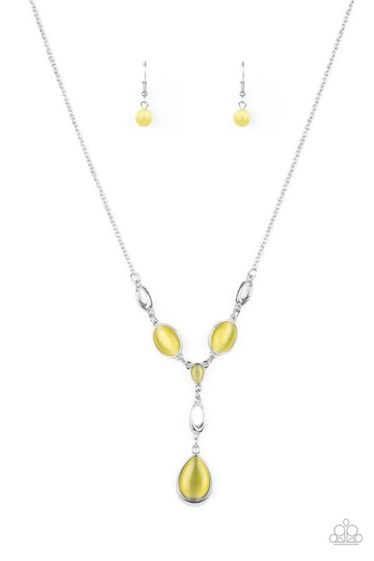 Ritzy Refinement - Yellow - Paparazzi Necklace Image