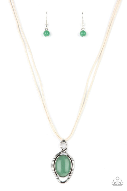 Desert Mystery - Green - Paparazzi Necklace Image