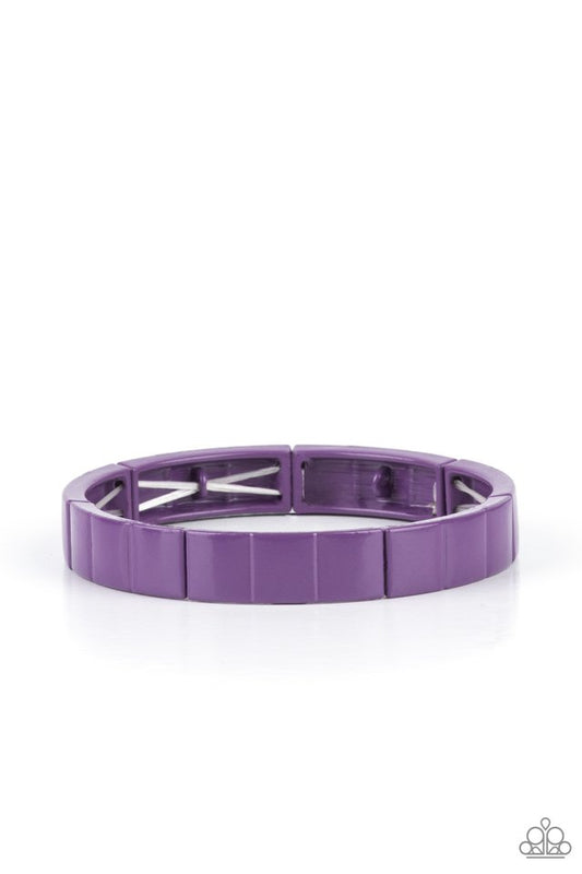 Material Movement - Purple - Paparazzi Bracelet Image
