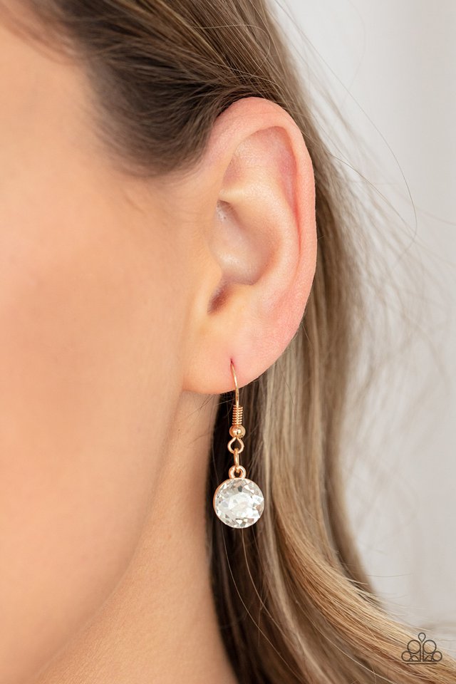 Galactic Goddess - Gold - Paparazzi Necklace Image