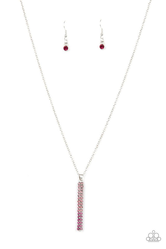 Tower Of Transcendence - Pink - Paparazzi Necklace Image