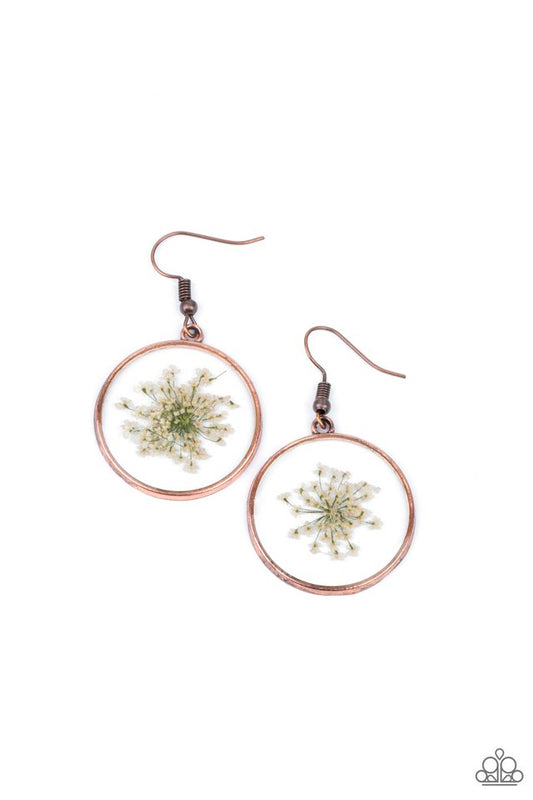 Happily Ever Eden - Copper - Paparazzi Earring Image